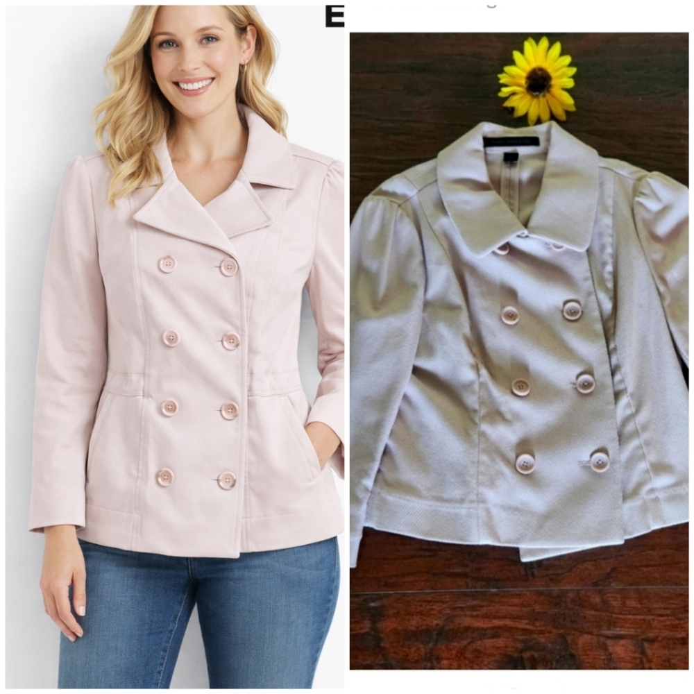 Express Pink Double-Breasted Jacket - image 8